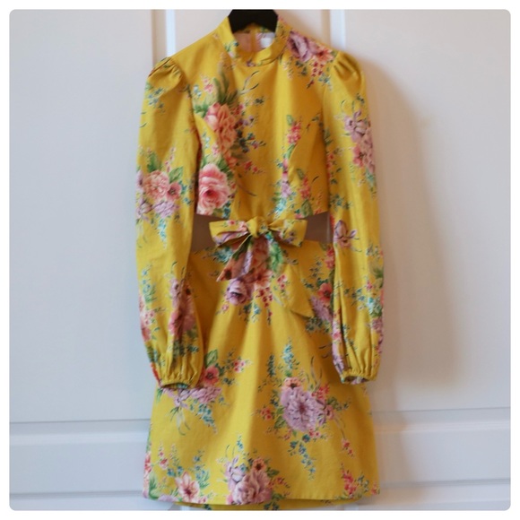 ZIMMERMANN Zinnia Bow Cut Out Mini Dress - Picture 14 of 16